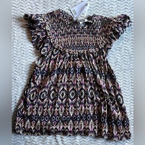 Rose & Olive Multicolor Patterned Blouse